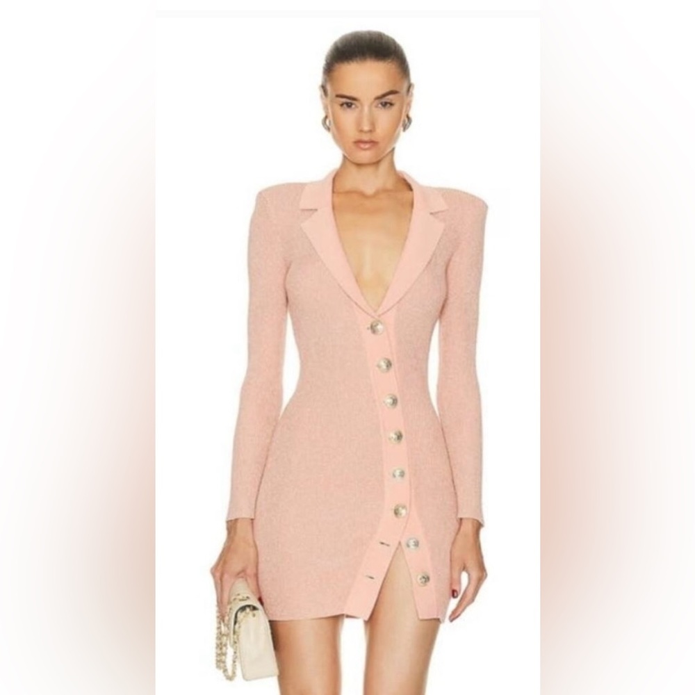 NWT Retrofete Mimi Rib Dress in Pink